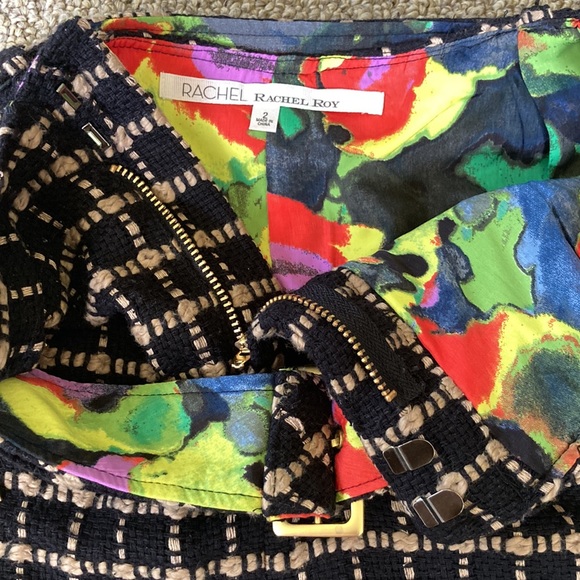 Rachel Roy Plaid Tweed Mini Skirt - Picture 4 of 7